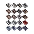 thumbnail image 1 of wonima44 20 Pcs Winter Scarfs Bulk Unisex Plaid Scarves Pack Warm Fleece Knit Winter Neck Scarf Multi Color Long Scarfs for Women Men,57 x 12 Inch, 1 of 1
