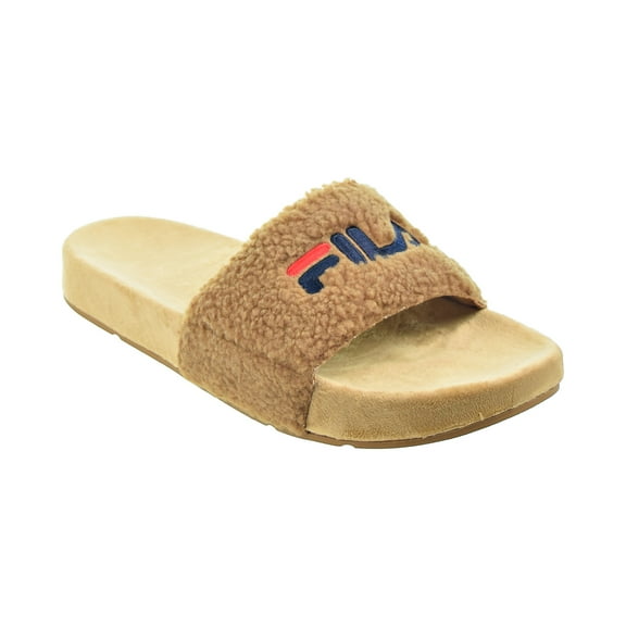 Fila Fuzzy Drifter Women's Slide Sandals Beige-Navy-Red 5sm01537-924