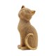 thumbnail image 2 of Estatua de gato, adorno de mesa, colección de artesanías, figura decorativa creativa Oro, 2 of 9