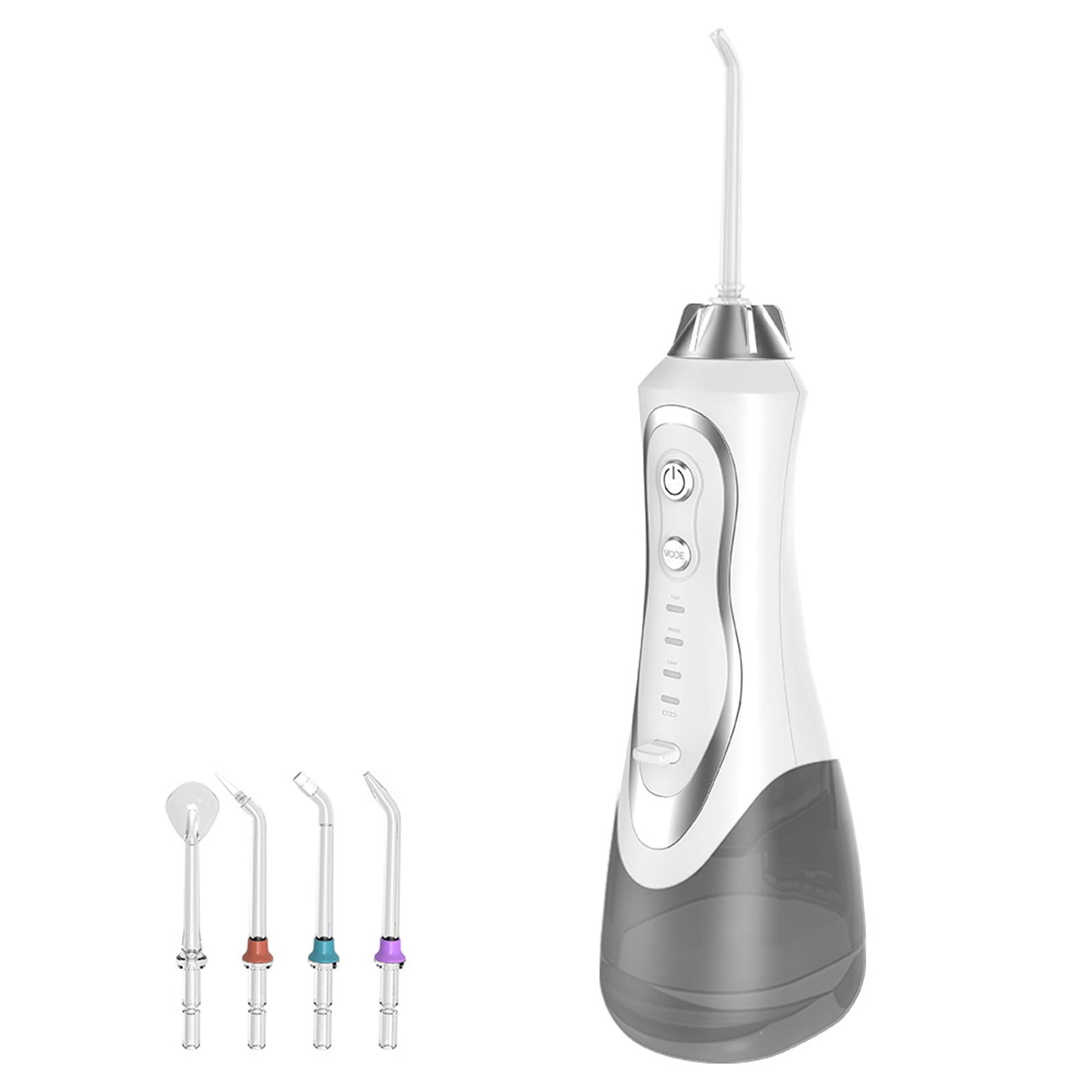 Dengmore Water Dental Flosser Cordless for Teeth Electric Tooth Irrigator With 4 Nozzles Portable and Rechargeable IPX7 Waterproof Strong Battery Life Water Toothbrush Pick