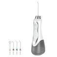 thumbnail image 2 of Xihbxyly Irrigador Dental Recargable, Cuidado Bucal, Diseño Impermeable Ipx7, 4 Boquillas Intercambiables, Limpieza Profunda, Ideal para Viajes, Carga Usb, Uso Familiar, Tamaño 28,6 X 8,7 X 6,9 Cm, 2 of 6