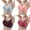 Grey,Red,Watermelon Red,Pink, variant on Sports Bras for Women 3 Pack Comfy Wireless Push up Bras Seamless Bralettes Supportive Raceback Tshirt Bra