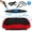 Red, variant on 330lb Vibration Plate Exercise Machine, Vibration Board for Muscle Relaxation, Whole Body Workout Vibrate Fitness Platform, Waver Vibration Stand for Body Toning, Home Gym Equipment,White