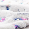 thumbnail image 5 of Dinosam Tree Skirt, Larger 48''  Feather Xmas Tree Skirt, Holidays Decorations Indoor, White, 5 of 5
