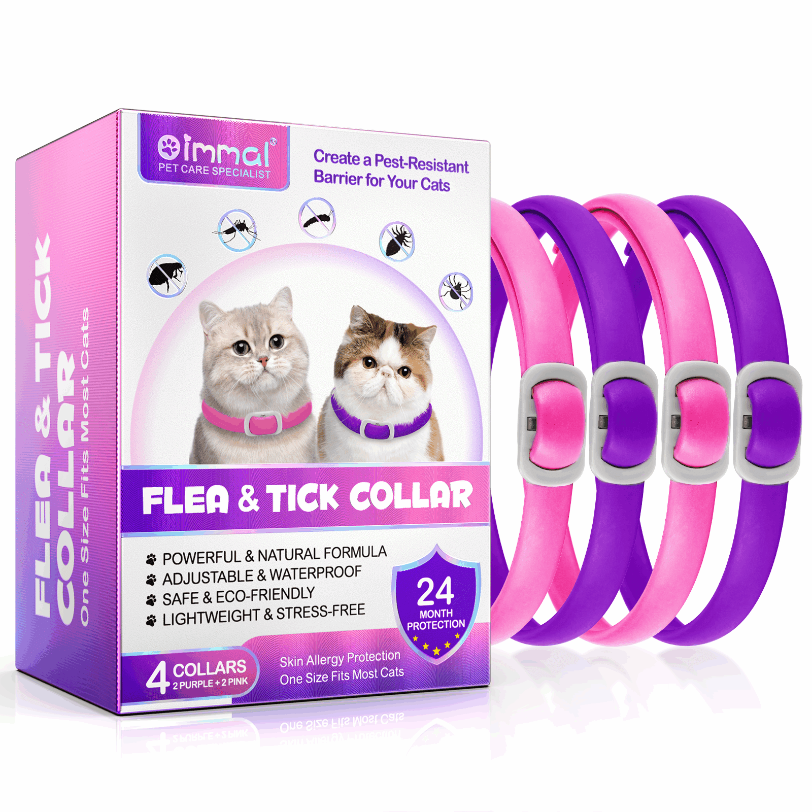 Hartz UltraGuard Plus Flea Tick Collar for Cats and Kittens 7 months Protection Walmart