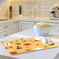 thumbnail image 6 of Coolnut Halloween Ghost Pumpkin Dish Drying Mat Absorbent Reversible Drying Pad Dish Drainer Rack Mat for Kitchen Countertops Sinks,24"x18", 6 of 6