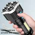 thumbnail image 6 of Easter Decorations Kokovifyves Sports & Outdoors Nine Lights In One Brightest Outdoor Flashlight 1000 Lumens, LED Flashlight 4pcs LED Light, Rechargeable Powerful Torch Long Throw Up To 200 Meters, 6 of 9