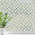 thumbnail image 2 of HIDBEA 17.5 in x 78.7 in Herringbone Frosted Privacy Window Film, 2 of 8