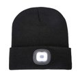 thumbnail image 2 of Gorro unisex con luz LED, gorro de invierno con luz para faros delanteros, regalo para hombres y mujeres TUNC Sencillez, 2 of 5