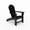 Black#8, variant on Patio Furniture Brown Adirondack Chair – Premium HDPE Poly Lumber for Pool, Patio, and Garden Elegance,Outdoor Sofa