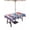 Red, White, Blue, variant on Outdoor Tablecloth with Umbrella Hole for Patio/Picnic/Party/Camping, 4th of July Waterproof Table Cloth Round Cover Washable, USA Flag Gnomes Independence Day Rustic (Dia 60")