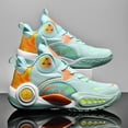 thumbnail image 4 of BINQER Chaussures de Basketball Montantes pour Hommes en Maille Respirante, Semelle Intercalaire Coussinée, Semelle Extérieure à Adhérence Texturée Chaussures de Course, 4 of 5