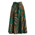 thumbnail image 2 of XIAOHUAGUA African Women Skirt with pocket and belt Elastic waist, 2 of 5