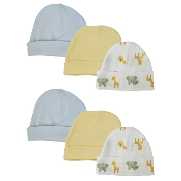 Baby Boys Caps, 6-Piece