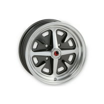 Legendary Wheels Magnum 400 - 14 x 6 in. - 4 x 4.5 - 3.75 bs - Charcoal/Machined