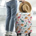 thumbnail image 2 of Colorful Dinosaur Pattern with Stars and Shapes Luggage Cover Fashion Suitcase Cover Baggage Covers Fit 25-28 Inch Luggage (Go Travel), 2 of 5