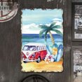 thumbnail image 3 of Placa de Metal Vintage de hierro, autobús de la paz, pintura Rectangular, Arte de la pared Decoración, 20x30cm, 3 of 9