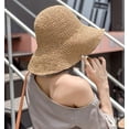 thumbnail image 3 of YooGuoGuo Beach Hats Women Summer Straw Woven Hollow Wide Brim Sun Hats Outdoor Foldable, 3 of 7