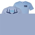 thumbnail image 1 of Busch  Busch Light Beer Hunting Beer Camp Front & Back Print Blue T-Shirt, Blue - Medium, 1 of 1