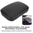 thumbnail image 4 of Pillion Pad Artificial Leather Motorcycle Passenger Pad 8 Suction Cups Universal Riding Rear  Cushion, 4 of 8