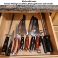 thumbnail image 4 of Ergo Chef 5pcKnife Edge Guard Set Multicolored Multi-sized, Chef knife, Santoku, Bread, Utility, Paring knives, 4 of 6