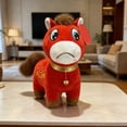 thumbnail image 6 of Misright Crying Horse Horse Plush Toy For Luck Prosperity Home Decoration Soft Cotton Filled, 6 of 10