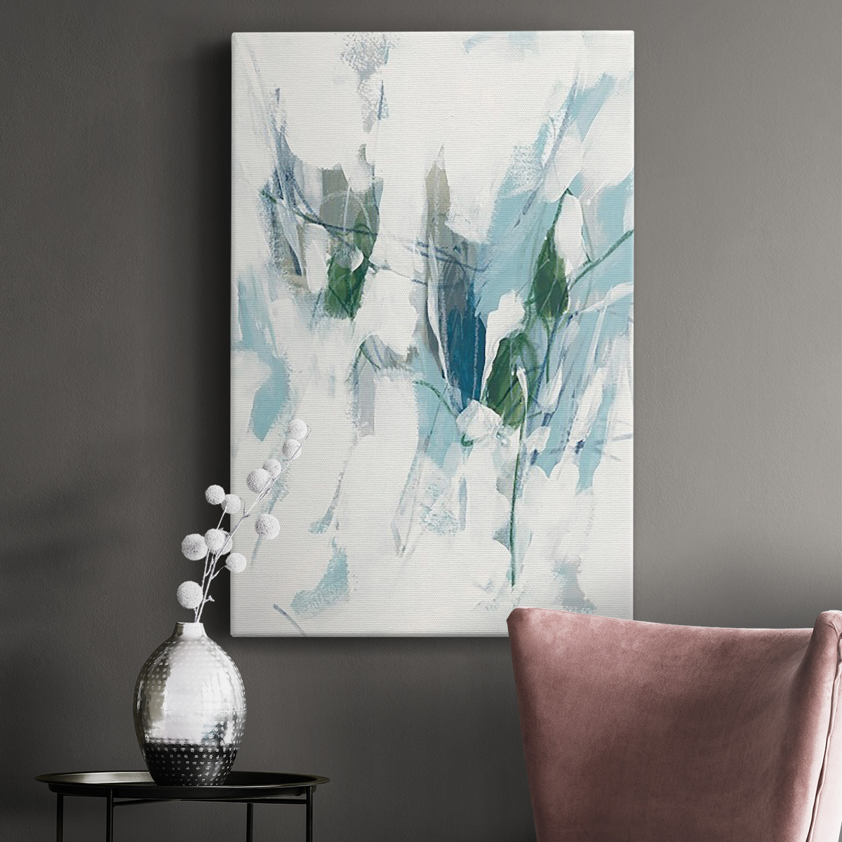 Ice Cavern I Premium Gallery Wrapped Canvas - Ready to Hang