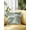 Olive, Forest, White, variant on Outdoor Pillows Waterproof, Aqua Blue Palm Leaves Throw Pillows with Inserts Included, Summer Botanical Tropical Plants Indoor Outdoor Decorative Lumbar Pillow for Bed/Couch/Patio 12"x20", 1Pcs