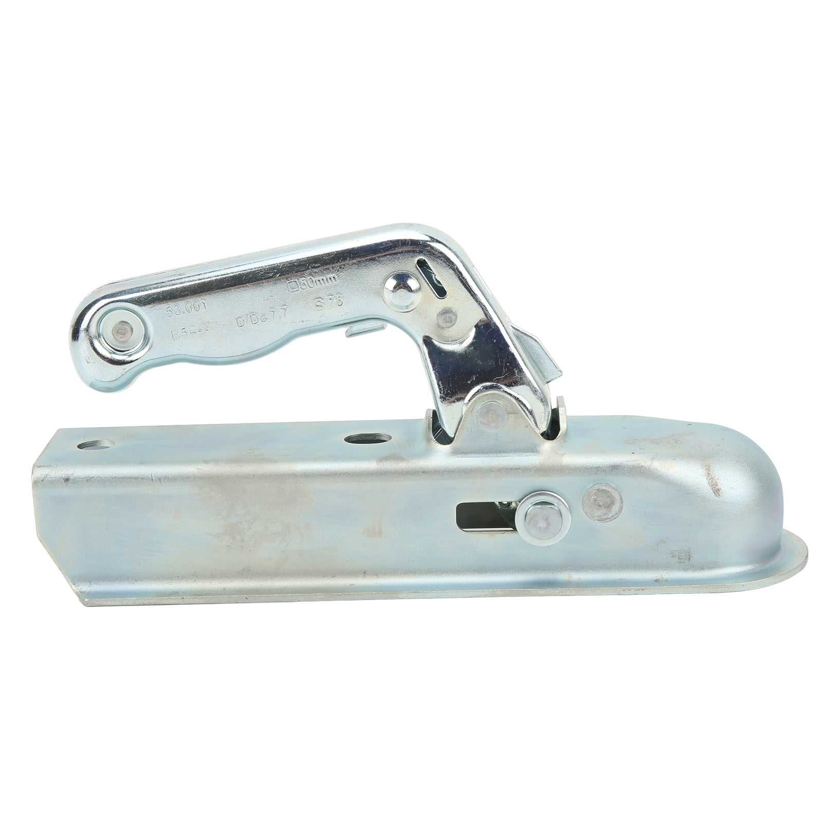 Straight Trailer Coupler, High Strength 800KG Capacity Durable Trailer Hitch Coupler For For