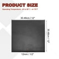 thumbnail image 2 of Neoprene Rubber Sheet 12" Wide x 1/2" Thick x 12" Long Solid Rubber Strip Roll Pad Insulation, 2 of 6