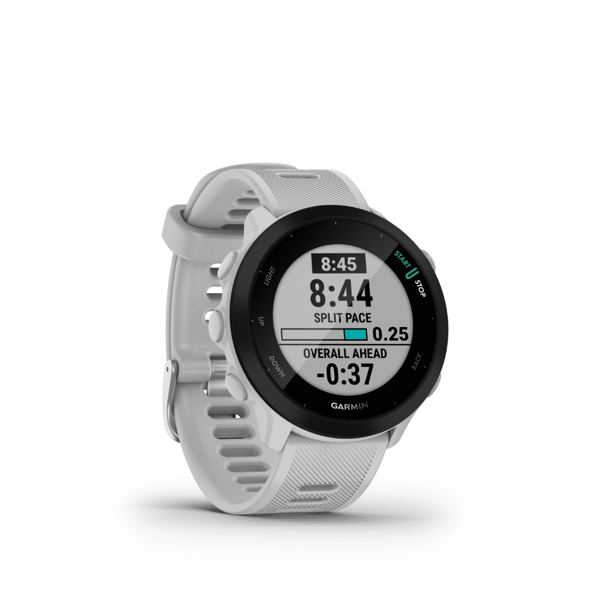 Garmin Forerunner 55, White, GPS Fitness Smartwatch (Garmin Certified )