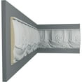 thumbnail image 5 of Ekena Millwork 4 7/8"H x 7/8"P x 94 1/2"L, (4 3/4" Repeat), Sheffield Chair Rail (8-Pack), 5 of 6