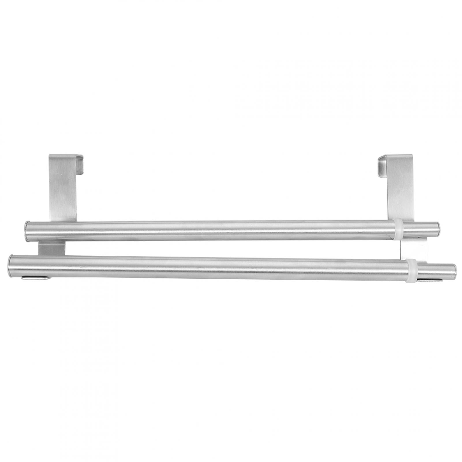 TOPINCN Stainless Steel Retractable Bath Towel Rack Double/Single Bar