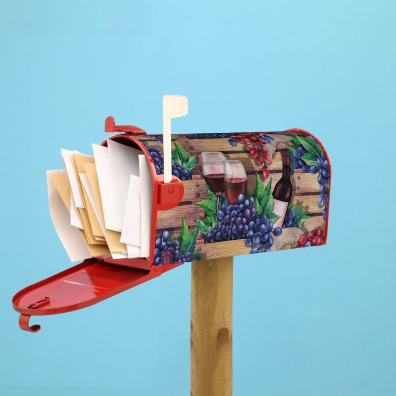 Kdxio Magnetic Mailbox Cover 21x18 in Mailbox Cover Outdoor Decoration Holiday Mailbox Covers for Home Garden Yard-21x18 in