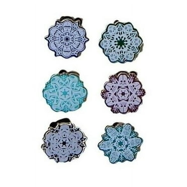 Disney Snowflakes, Star Wars Pins & Brooches, 6 Specific Trading Pins Set, 6 Count