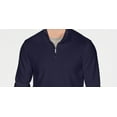 thumbnail image 2 of Alfani Men's Textured Quarter Zip Sweater Navy Size XX-Large, 2 of 3