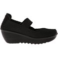 thumbnail image 6 of Bernie Mev Bernie Mev Women's Lulia Wedge Pump Shoes Black, 6 of 8