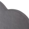 thumbnail image 4 of Arched Upholstered King Platform Bed in Gray Velvet, 4 of 6