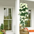 thumbnail image 6 of 1 Bouquet of Artificial Flowers Artificial Rose Vine Garland Faux Flower Hanging Decor for Wall Wedding Home, 6 of 9