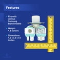 thumbnail image 5 of EvertechPRO DC62-30314K-DC62-30312J Cold and Hot Side Water Valve Set Replacement for Samsung Washer DC62-30312J 1810145 DC62-30314H 2070376, 5 of 8