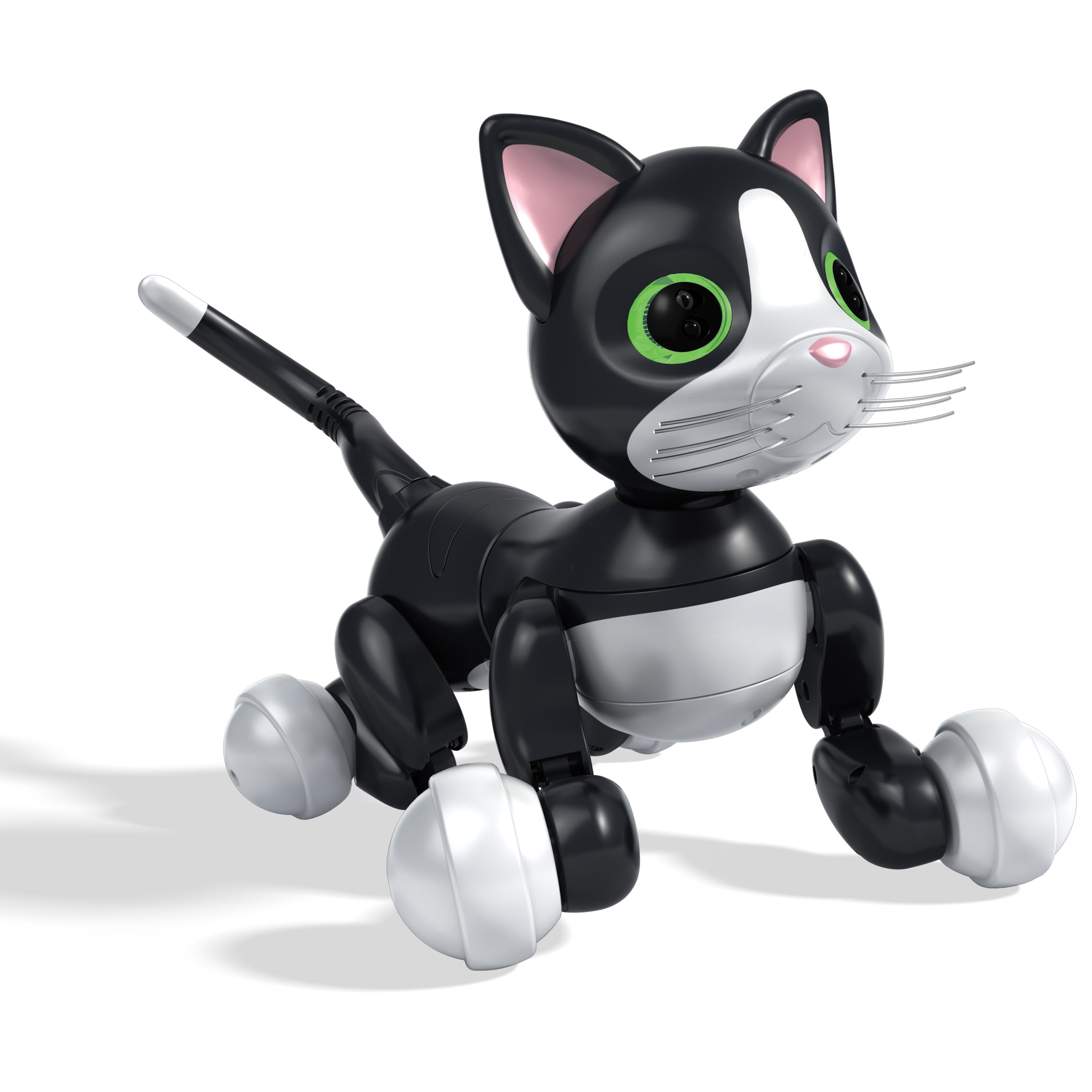 Zoomer Kitty Spin Master Interactive Robot Cat Black  NEW 