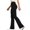 Black, variant on ZZwxWA Women's Yoga Pants Bootcut Flare Leggings Flared Bell Bottom Leggings High-Waisted Workout Pants Belly Control