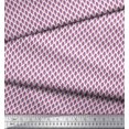 thumbnail image 2 of Soimoi Polyester Crepe Fabric Tree Small Printed Craft Fabric by The Yard 52 Inch Wide, 2 of 3