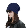 thumbnail image 2 of Womens Solid Color Elastic Single Layer Hat Hood Night Cap Head Guard Night Cap, 2 of 9