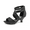 BLACK, variant on BURUDANI Girls’ Low Heel Dress Sandals Party, Wedding & Special Occasion Pump Shoes