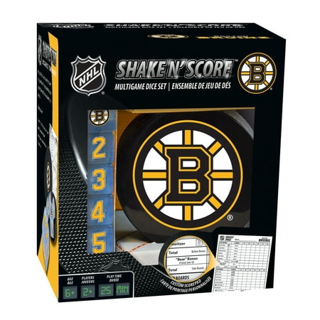 UPC: 0705988415227 | MasterPieces Officially Licensed NHL Boston Bruins Shake N Score Dice Game for Age 6 and Up