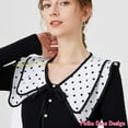 thumbnail image 2 of LoudSung Fake Collar Shawl Detachable Blouse False Collar Cape Collar Wrap Multiple Styles Top Elegant for Women Girls, 2 of 7