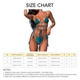 thumbnail image 5 of Trajes de baño de bikini con tanga para mujer, conjunto de bikini con cordón para mujer, traje de baño para mujer, traje de baño de pieza para mujer, eficiencia óptima, 5 of 5