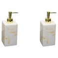 thumbnail image 4 of kurtrusly Practical Pump Bottle Shampoo Dispenser for Home Kitchen White Yellow 500ml 2Set, 4 of 6