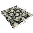 thumbnail image 2 of Pioneer Flower Floral Print Pattern Blanket,Comfortable Soft Lamb Wool Throw Blanket,All Season,Warm Lightweight Blankets for Sofa Bed Couch Living Room Chair,50"x60", 2 of 4